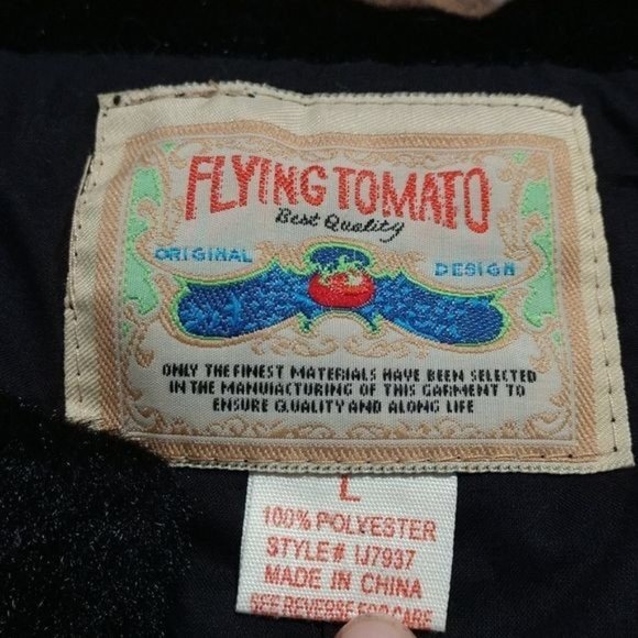 Flying Tomato L fur cheetah jacket coat - Picture 2 of 5